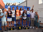 Abián Dévora and María Expósito absolute winners of the XXVI edition of the Swimming Crossing of Santiago del Teide