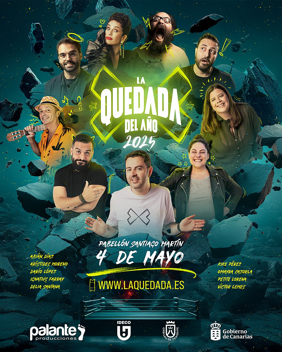 Vuelve ‘La Quedada del Año 2025’, el mayor festival de humor en Canarias