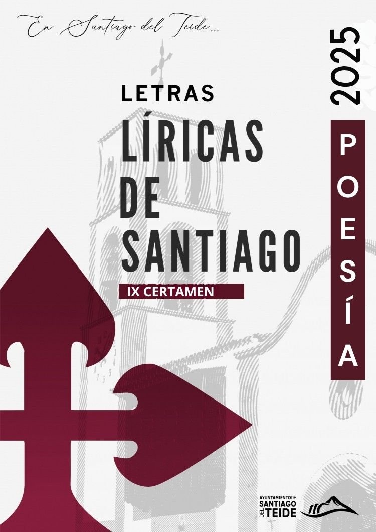 Der Hinweis, sich an die Autoren der IX. Ausgabe des Literaturzertifikats „Letras Líricas de Santiago“ zu wenden