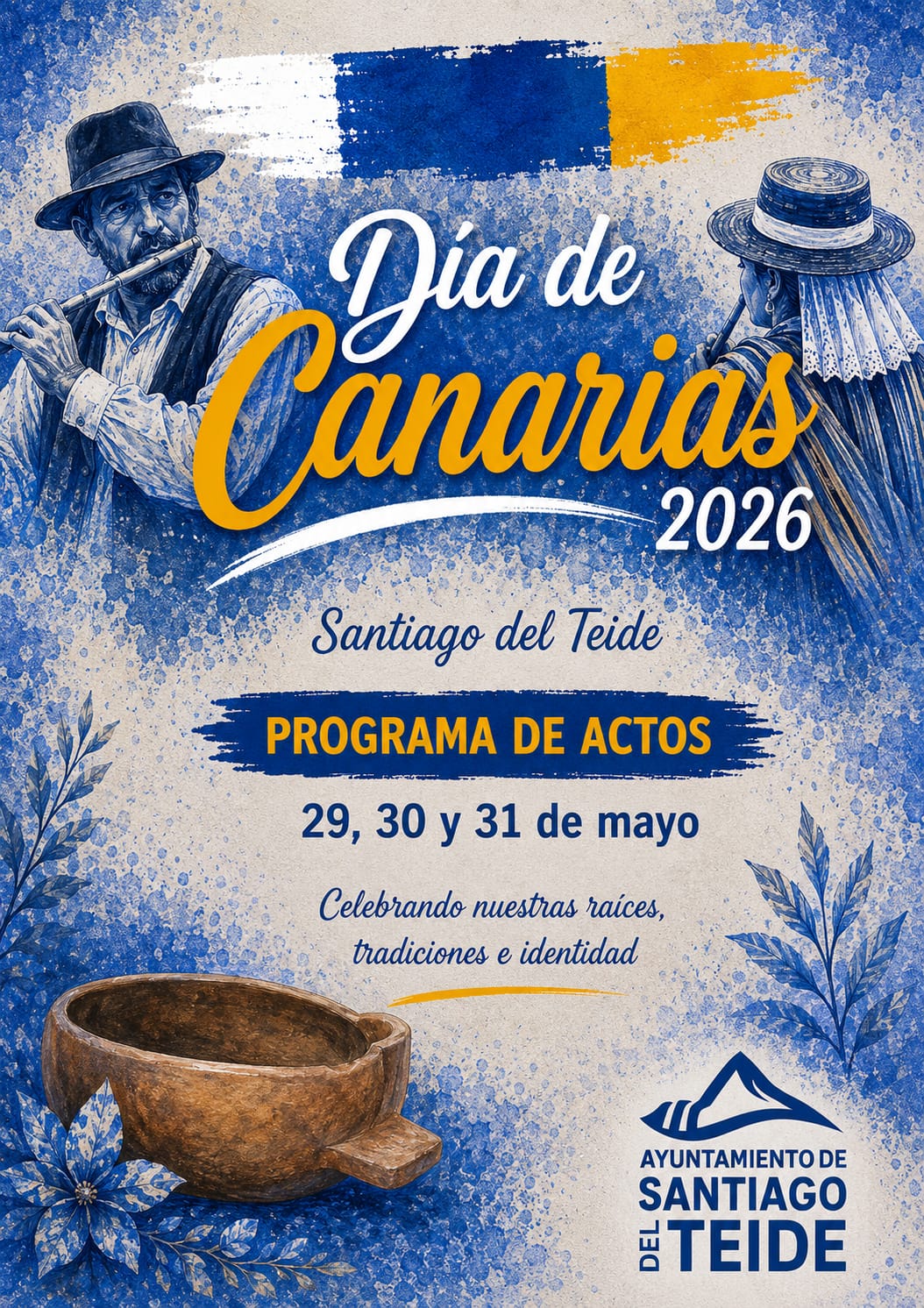 El ayuntamiento presenta la programación de actos para celebrar el Día de Canarias