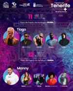 Rapper Tiago PZK and singer Manny Cruz headline the 2nd Tenerife Vive+Santiago del Teide 2025 Festival