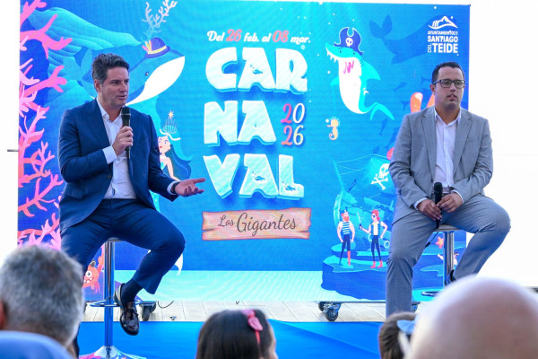 The mayor presented the program of events for the 2026 Los Gigantes Carnival.