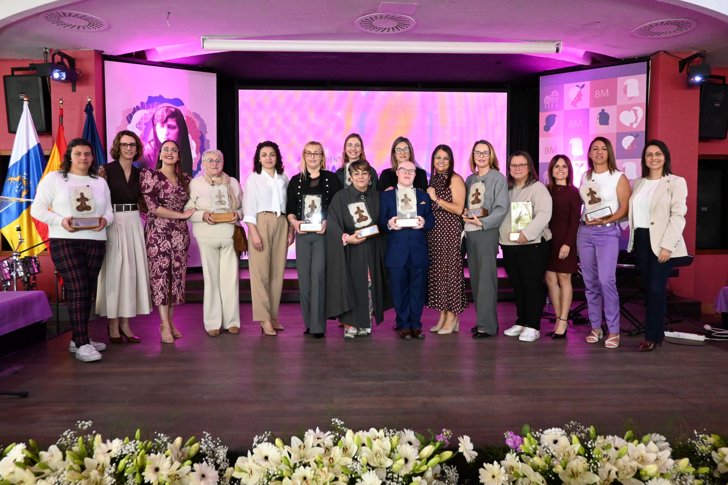 The City Council presented the 6th “Doña Concepción García Suárez” awards on International Women's Day.