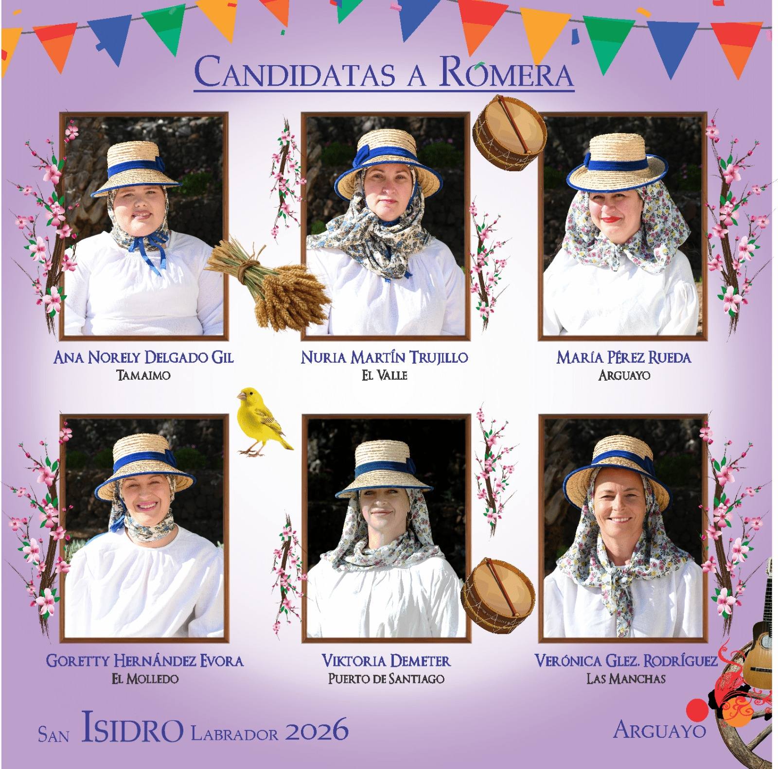 Il comune di Santiago del Teide elegge le sue nuove Romeras questo venerdì