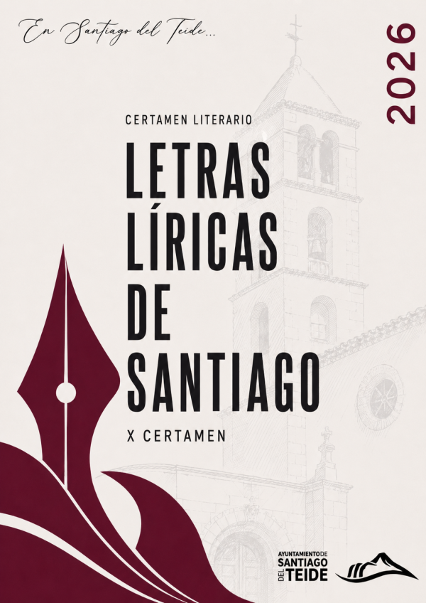 The City Council announces the 10th edition of the "Lyrical Letters of Santiago" Literary Competition
