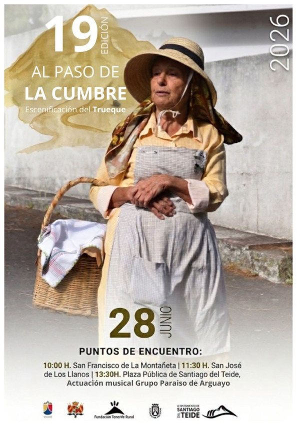 The town council is organizing the 19th edition of the "Al Paso de la Cumbre" barter reenactment.