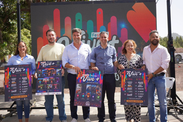 The Mayor presents the 3rd edition of the Tenerife Vive+Santiago del Teide Festival and the Youth Week and Summer Youth 2026 activities