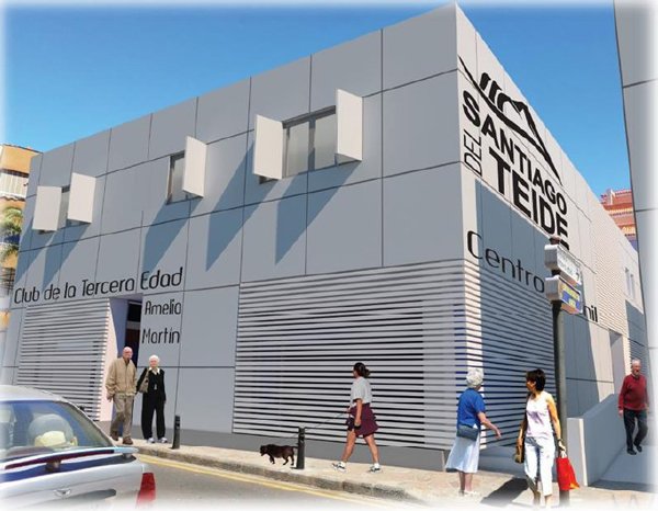 Renovation works of the senior center and youth center of Puerto de Santiago