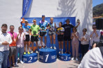 Santiago Castellanos and Libertad Rivero absolute winners of the 21km event of the XIII edition of the Trail Run Almonds and Volcanos