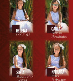 Four candidates aspire to become the 2025 Children's Queen of the Patron Saint Festivities in Honor of Saint James the Apostle