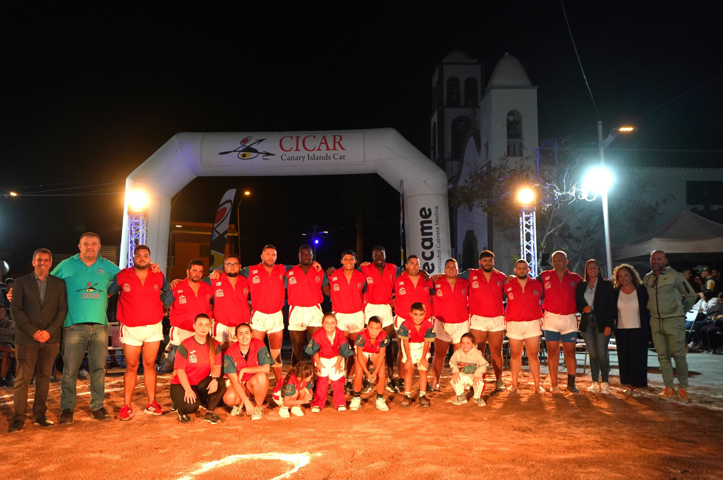 The first Club de Lucha Canaria federado of the history of Santiago del Teide presents itself on the pasado sabado