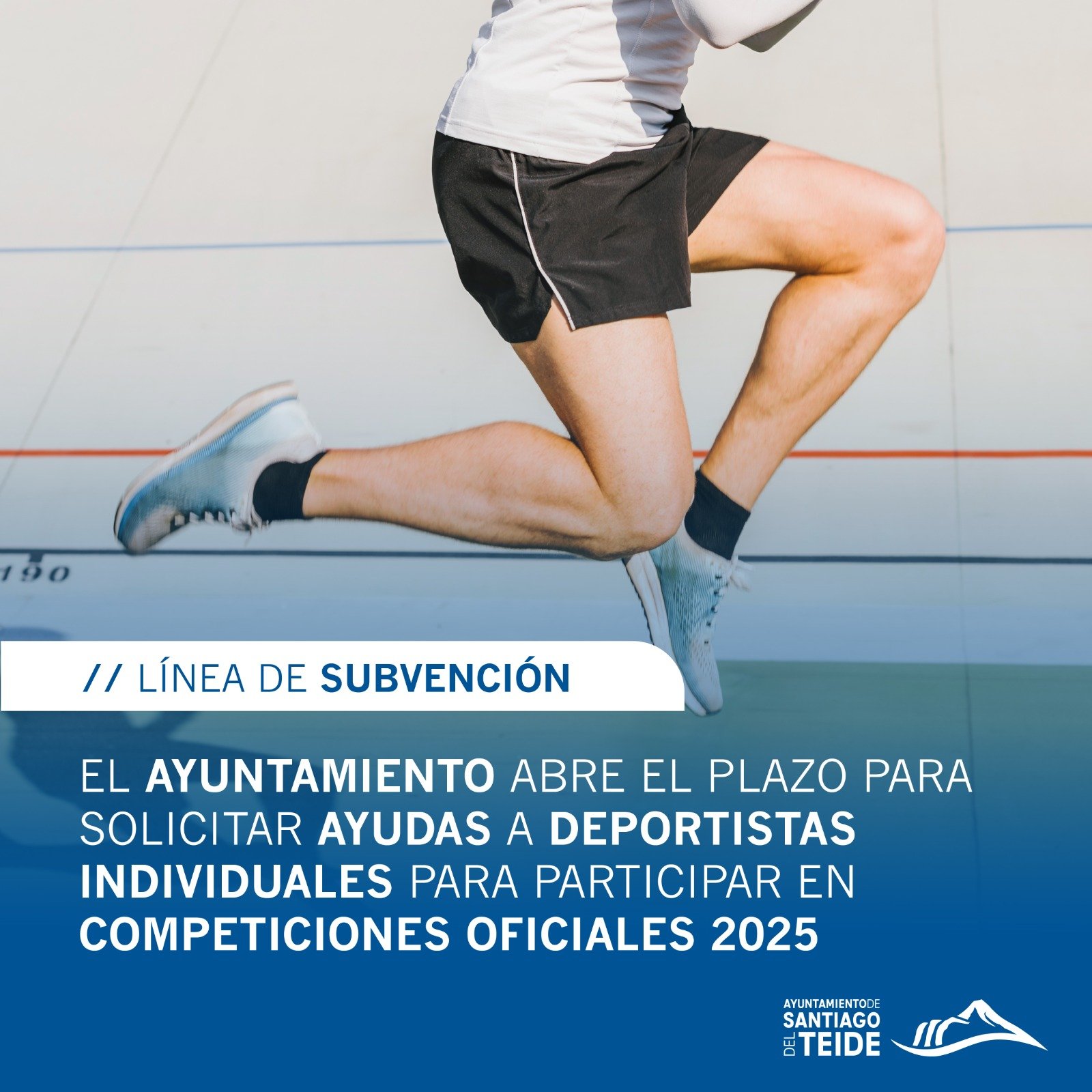 El ayuntamiento abre hasta el 12 de noviembre el plazo para solicitar ayudas a deportistas individuales del municipio