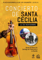 Santiago del Teide Celebrates Saint Cecilia's Day with the Municipal Band and the Group La Guardia