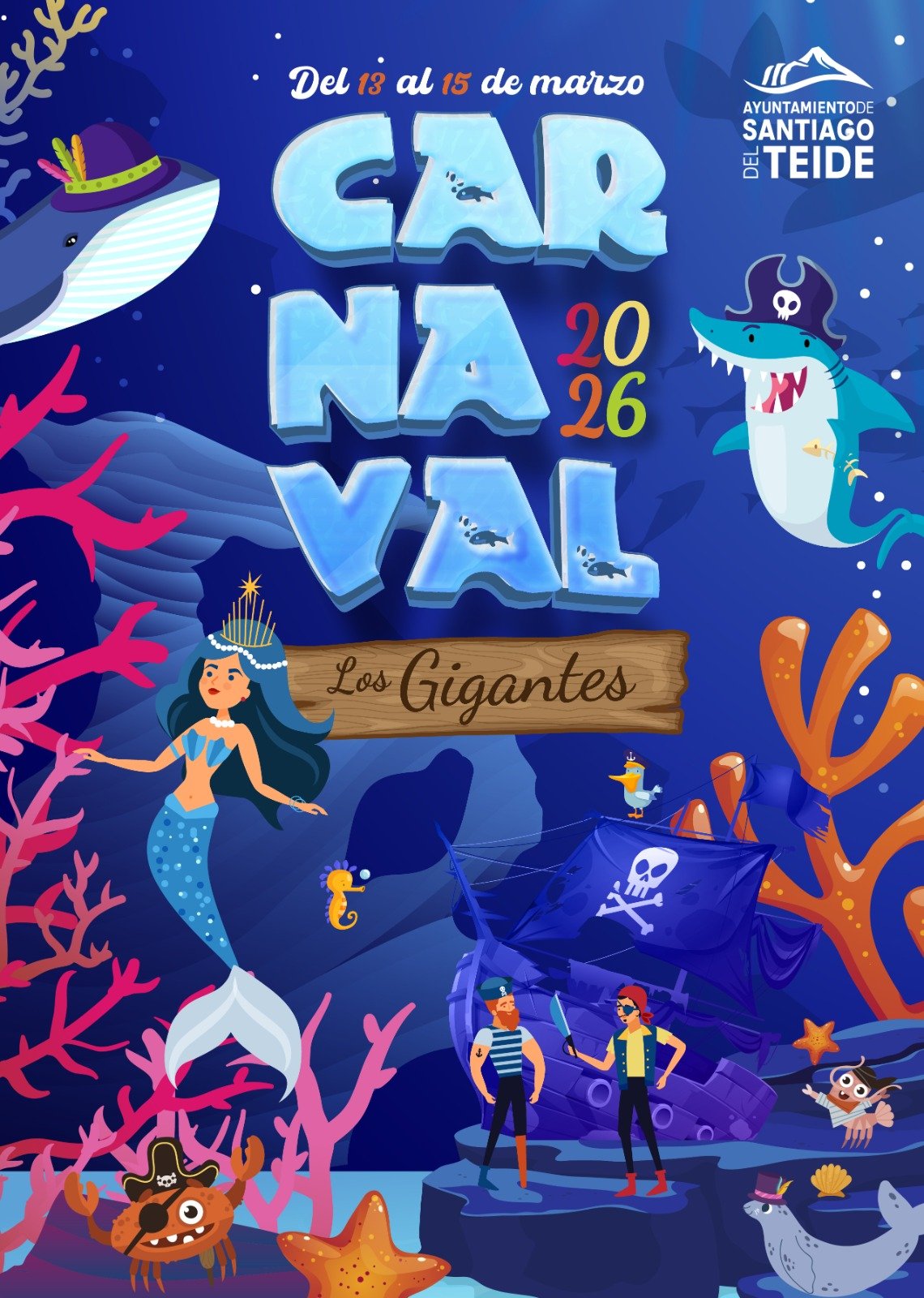 Este fin de semana se celebran los Carnavales de Los Gigantes 2026