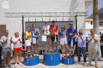 Agustín David Reyes and Myriam Báez are the overall winners of the 21km race at the 14th edition of the Almendros y Volcanes Trail Run in Santiago del Teide.