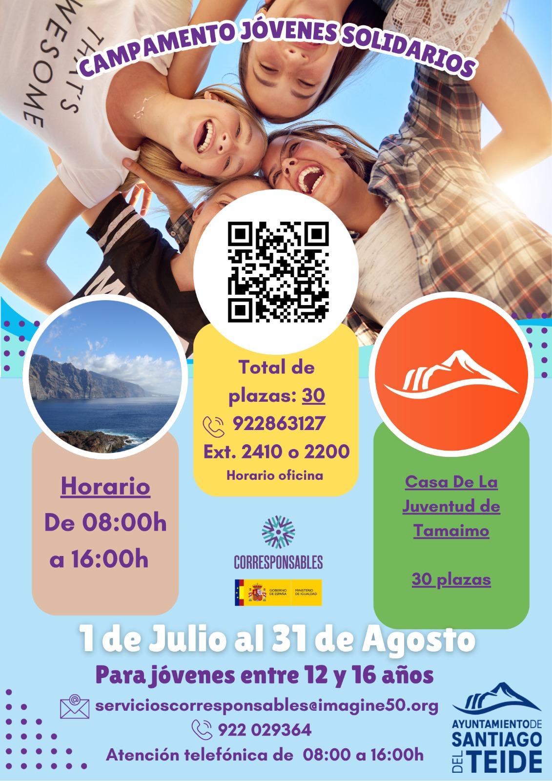 El ayuntamiento organiza el campamento de verano gratuito jóvenes responsables y solidarios 2026
