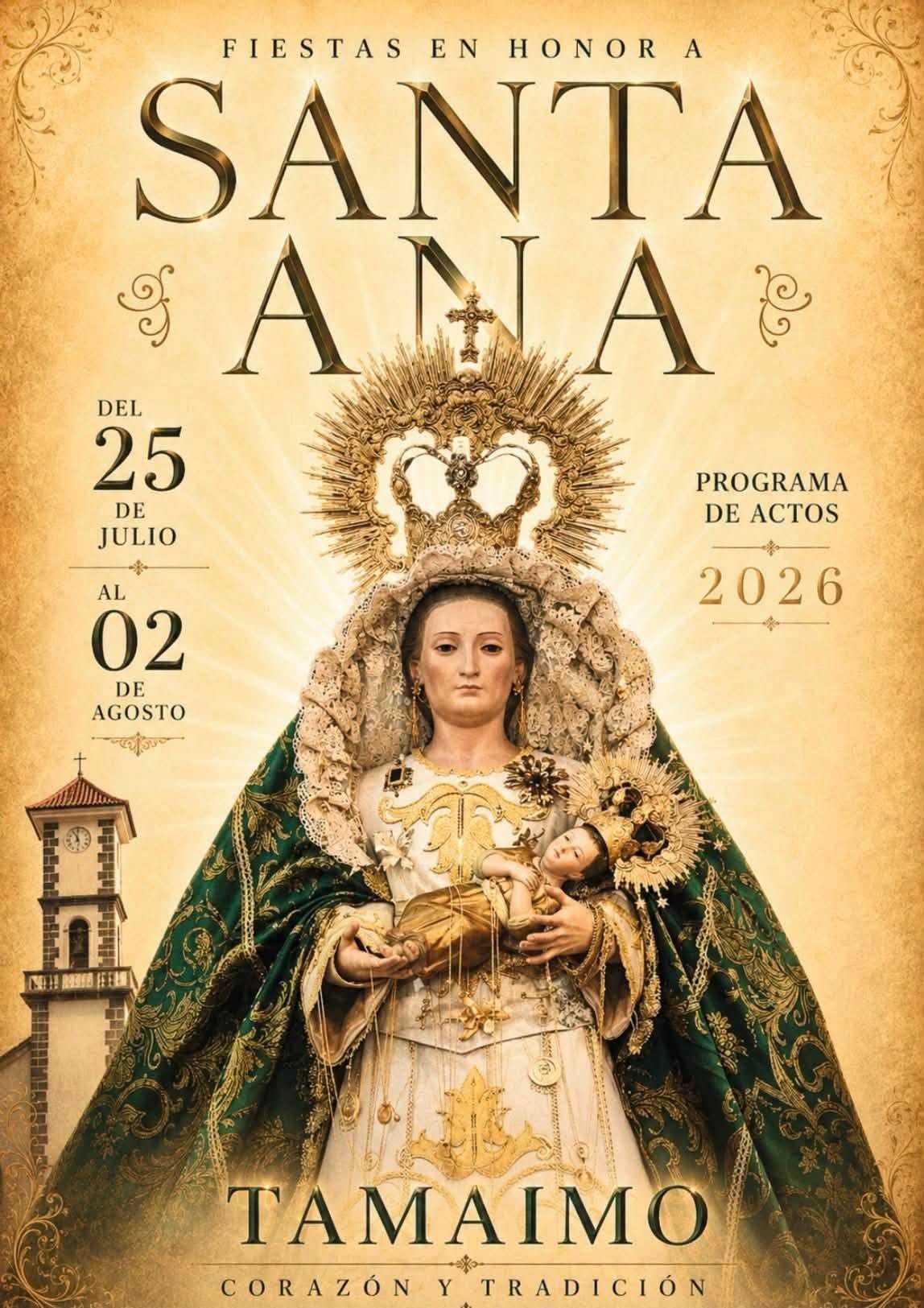 Die Sängerin Rosario Flores und der Komiker J.J. Vaquero treten beim Santa-Ana-Festival in Tamaimo auf.